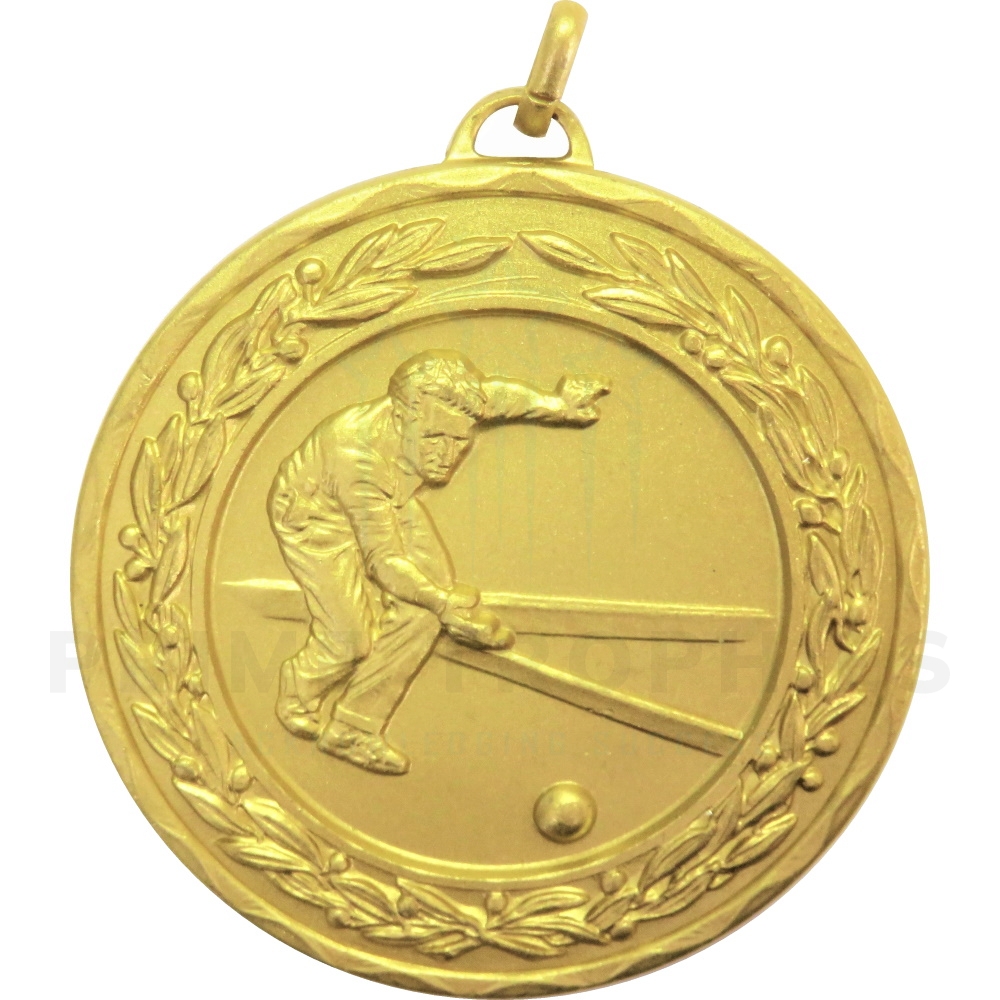 50mm Economy Laurel Wreath Lawn Bowls Medal Prime Trophies