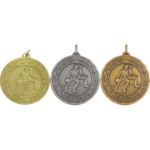 50mm Economy Laurel Wreath Basketball Medal