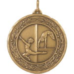 50mm Economy Laurel Wreath Gymnastics Medal