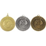 50mm Economy Laurel Wreath Ice Hockey Medal