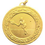 50mm Economy Laurel Wreath Female Tennis Medal