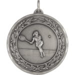 50mm Economy Laurel Wreath Female Tennis Medal