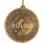 50mm Economy Laurel Wreath Male Tennis Medal