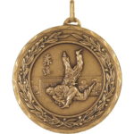 50mm Economy Laurel Wreath Judo Medal