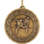 50mm Economy Laurel Wreath Karate Medal