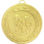 50mm Economy Laurel Wreath Cycling Medal