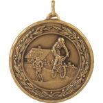 50mm Economy Laurel Wreath BMX Medal