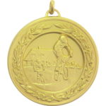 50mm Economy Laurel Wreath BMX Medal