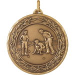 50mm Economy Laurel Wreath Lawn Bowls Medal