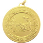 50mm Economy Laurel Wreath Lawn Bowls Medal