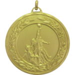 50mm Economy Laurel Wreath Rugby Kick Off Medal