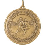 50mm Economy Laurel Wreath Rugby Tackle Medal