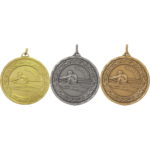 50mm Economy Laurel Wreath Rowing Medal