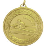 50mm Economy Laurel Wreath Rowing Medal