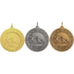 50mm Economy Laurel Wreath Fencing Medal