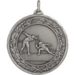 50mm Economy Laurel Wreath Fencing Medal