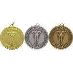 50mm Economy Laurel Wreath Bottom Prize Medal