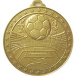 60mm Detailed Stadium Football Medal