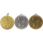 50mm Economy Laurel Wreath Basketball Medal