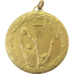 50mm Economy Laurel Wreath Basketball Medal