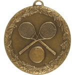 50mm Economy Laurel Wreath Squash Medal