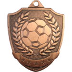 Great Value 50mm Football Shield Medal