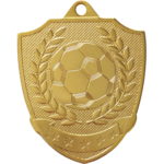 Great Value 50mm Football Shield Medal