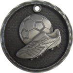 Great Value 50mm Football High Relief Medal