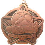 Great Value 50mm Star Football Medal