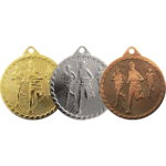 Great Value 50mm Rope Edge Running Medal