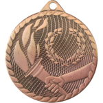 Great Value 50mm Rope Edge Victory Torch Medal