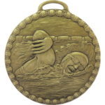 50mm Female Front Crawl Swimming Medal