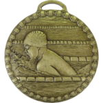 50mm Male Breaststroke Swimming Medal