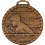 50mm Male Breaststroke Swimming Medal