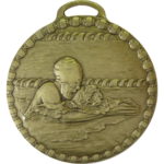 50mm Female Breaststroke Swimming Medal