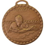 50mm Female Breaststroke Swimming Medal