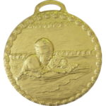 50mm Female Breaststroke Swimming Medal