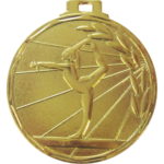 Great Value 50mm Female Gymnastics Medal