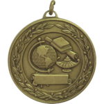 50mm Economy Laurel Wreath Quiz Medal