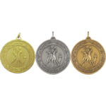 50mm Economy Laurel Wreath Female Basketball Medal