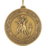 50mm Economy Laurel Wreath Female Basketball Medal