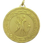 50mm Economy Laurel Wreath Female Basketball Medal