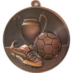 Great Value 50mm Football Cup Medal