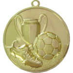 Great Value 50mm Football Cup Medal