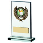 Wreath Jade Glass Trophy