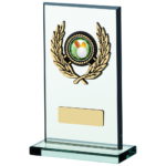 Wreath Jade Glass Trophy