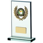 Wreath Jade Glass Trophy