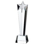 Optic Crystal Glass Star Award