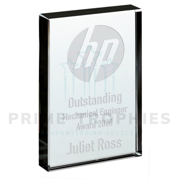 Jade Glass Block Award