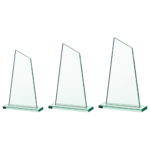 Jade Glass Shard Crystal Award